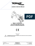 Operation & Service Manual: Model: 18-4208-0010 Four Bottle Nitrogen Cart With Booster and Manifold/Regulator