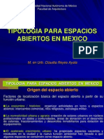 Tipología de Espacios Abiertos