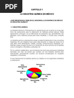 Capitulo I La Industria Quimica en Mexico