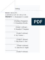 DATE: Jan.8,2021 PRESENT: 1. Rosemarie E. Lozada