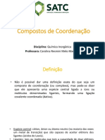 Compostos de Coordenação - Parte 1