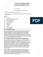 Unit 10 Institutional Mechanisms For Wage Determination: Objectives