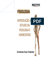 Introdução À Fisiologia e Homeostasia