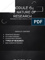 6.2-Types of Research