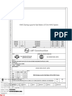 HVAC Ducting Layout For Sub Station (S.F) For HVAC System