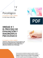 Unidad # 1 - El Proceso de Evaluación y Diagnóstico Psicológico