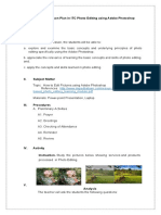 Semi-Detailed Lesson Plan in ITC Photo Editing Using Adobe Photoshop