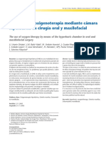 Empleo de La Oxigenoterapia Mediante Cámara Hiperbárica en Cirugía Oral y Maxilofacial