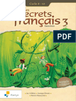 Cycle Les. Secrets. Français3. Exercices. Luc Collette. Georges Kreutz. Nouvelle Édition. Patrick Mareschal