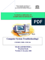 Com 216 Comp Trouble Shooting I Practical