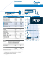 Self-Propelled Articulating Booms: Range of Motion Z - 60/34 Model Z - 60/34