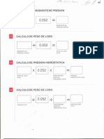 Formulas y Ecuaciones Del WC