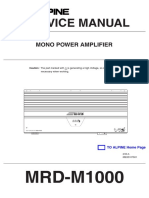 Service Manual: MRD-M1000