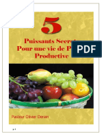 5 Puissants Secrets D Une Vie de Prière Productive Olivier D