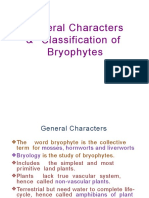 General Characteristics of Bryophytes