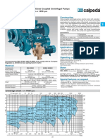 NM4, NMS4 Close Coupled Centrifugal Pumps - Calpeda