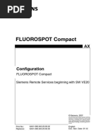 FLUOROSPOT Compact: FLUOROSPOT Compact Siemens Remote Services Beginning With SW VE20