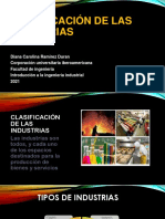 Clasificación de Las Industrias