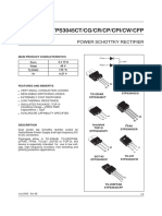 STPS3045CT/CG/CR/CP/CPI/CW/CFP: Power Schottky Rectifier