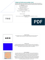 Optotipo Digital de Snellen para Acuidade Visual