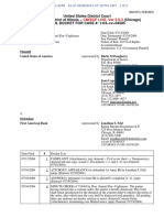 United States v. First American Bank, Case No. 04 CV 04585, U.S. District Court For The Northern District of IL (Chicago) Docket