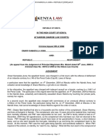 June, 2006 in Criminal Case No. 10018 of 2004 at The Kibera Law Courts)