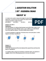 Model Question Solution Made By: Krishna Shah Group 'A': Answer Explanation