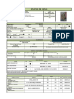 Formato de Solicitud de Empleo Word 1