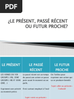 Le Present Passe Recent Ou Futur Proce Comprehension Orale Exercice Grammatical 81911