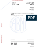 Abnt 12274 - Inspeção em Cilindros de Aço Sem Costura para Gases