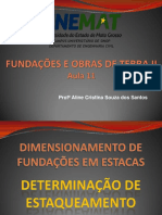 FOT II - Aula 12 - Distribuição de Estacas