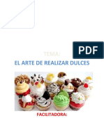 Proyecto - El Arte de Realizar Dulces