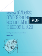 Health Alberta Covid 19 Pandemic Response Review Final Report