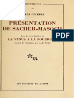 Présentation de Sacher-Masoch: La Vénus A La Fourrure