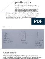 Optical Isomerism: Plain Polarized Light: The Wave Theory of Light Tells Us That Ordinary Light Rays