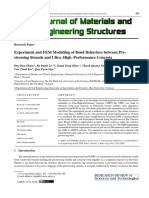 Experiment and FEM Modelling of Bond Behaviors Between Prestressing Strands and Ultra-High-Performance Concrete