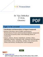 Nomenclature: Dr. Vijay Dabholkar F.Y.B.Sc Chemistry