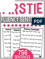 Fluency Sentences