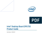 Intel® Desktop Board DP67DE Product Guide: Order Number: G14696-001