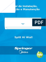 Manual de Instalacao Springer Midea AirVolution (Esse É o Escolhido)