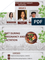 DIET DURING PREGNANCY AND LACTATION (Group II) (New)