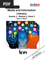 Media and Information Literacy: Quarter 3 - Module 5, Week 5