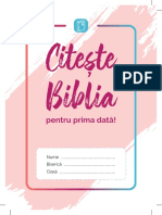 Biblia Adolescentului-Pliant PT Scoala de Sabat Copii - Citeste Biblia PT Prima Data - Liceu