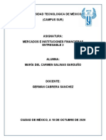 Mercados e Instituciones Financieras