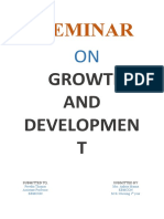 Growth and Development