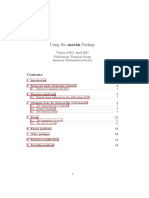 Using The Amsthm Package: Version 2.20.2, April 2015 Publications Technical Group American Mathematical Society