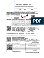 Natef Task Sheet - Engine A.1 D. 7 P-1: Cs1A: Check Condition and Concentration of Coolant