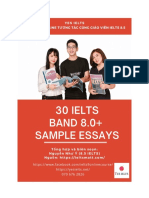 30 IELTS Writing Band 8.0