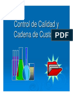 Control de Calidad y Cadena de Custodia - JAN 08