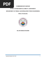 Comprehensive Report En-402: Environmental Impact Assessment Department of Urban and Infrastructure Engineering Final Year (B.E)